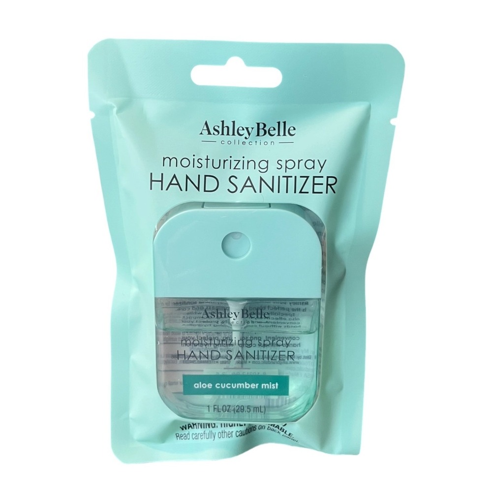 Ashley Belle Moisturizing Hand Sanitizer Spray Aloe Cucumber Mist 1 FL OZ
